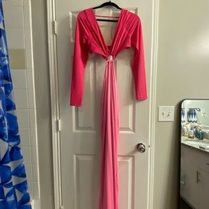 Two tone Pink Maxi Fashion Nova Dress